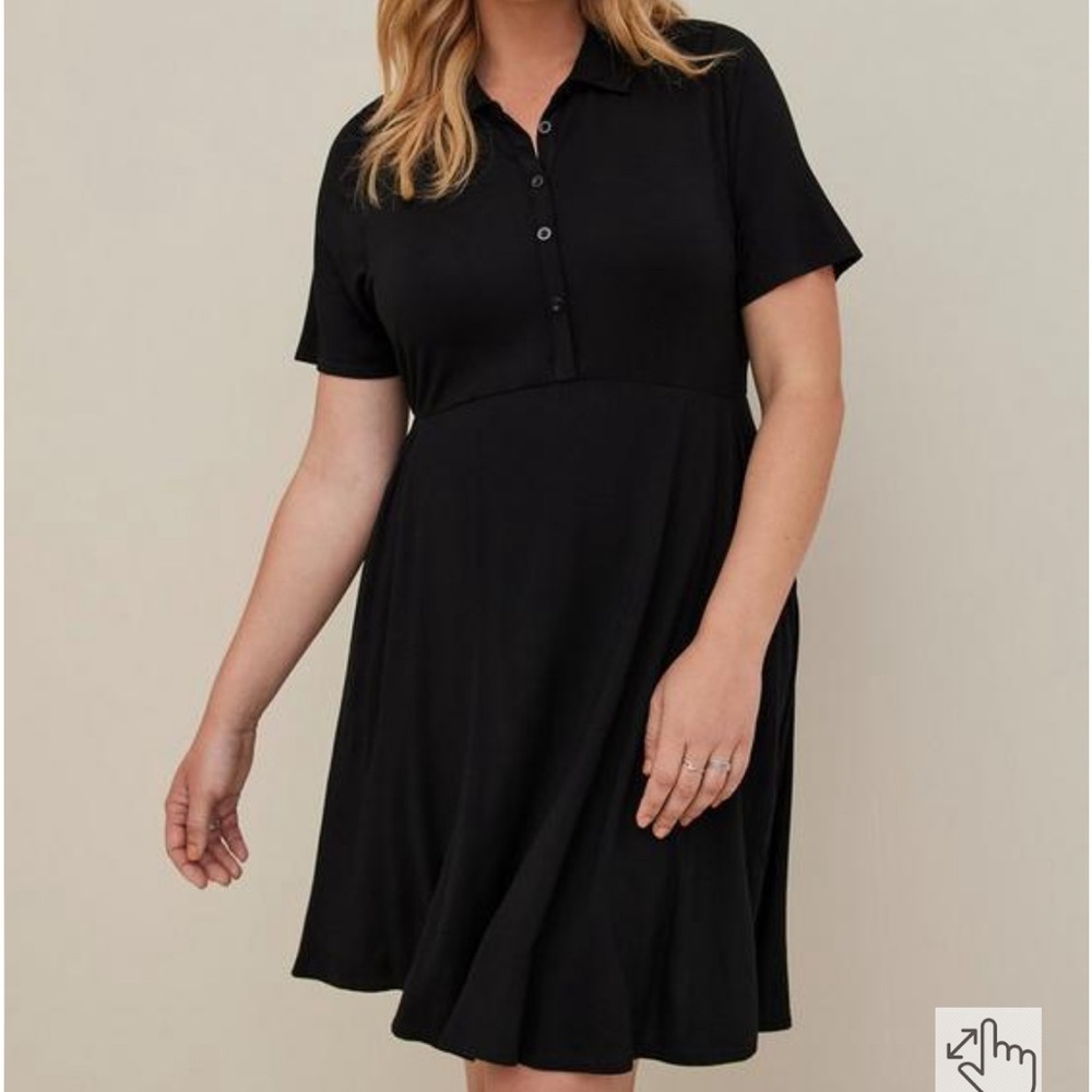 Torrid Mini Super Soft Collared Dress